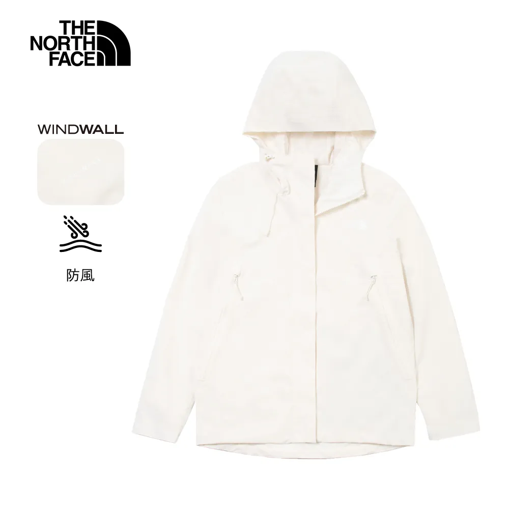 The North Face北面男款米白色DWR防潑水保暖連帽羽絨外套｜4U82ROU 550蓬鬆度 歷史價格詳細信息