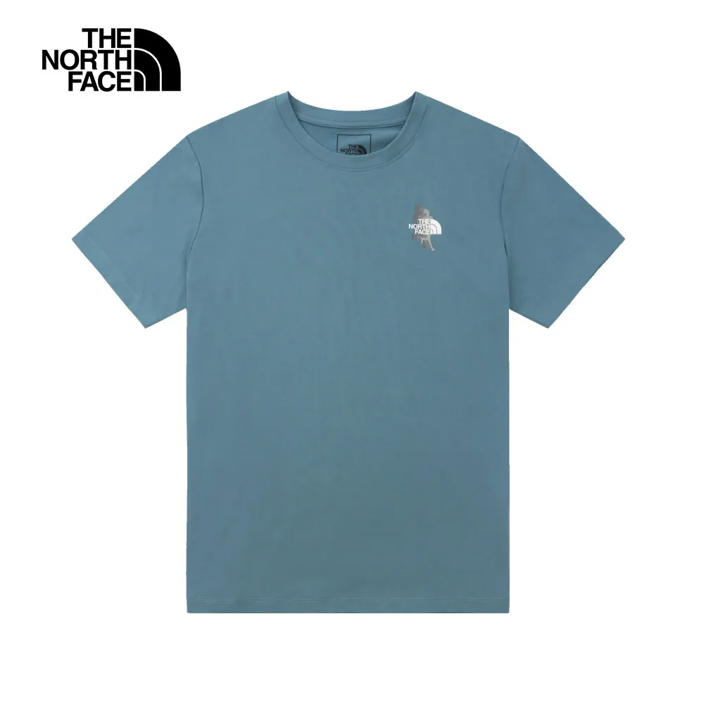 The North Face北面女款藍色吸濕排汗舒適短袖T恤｜8825QEO 歷史價格詳細信息