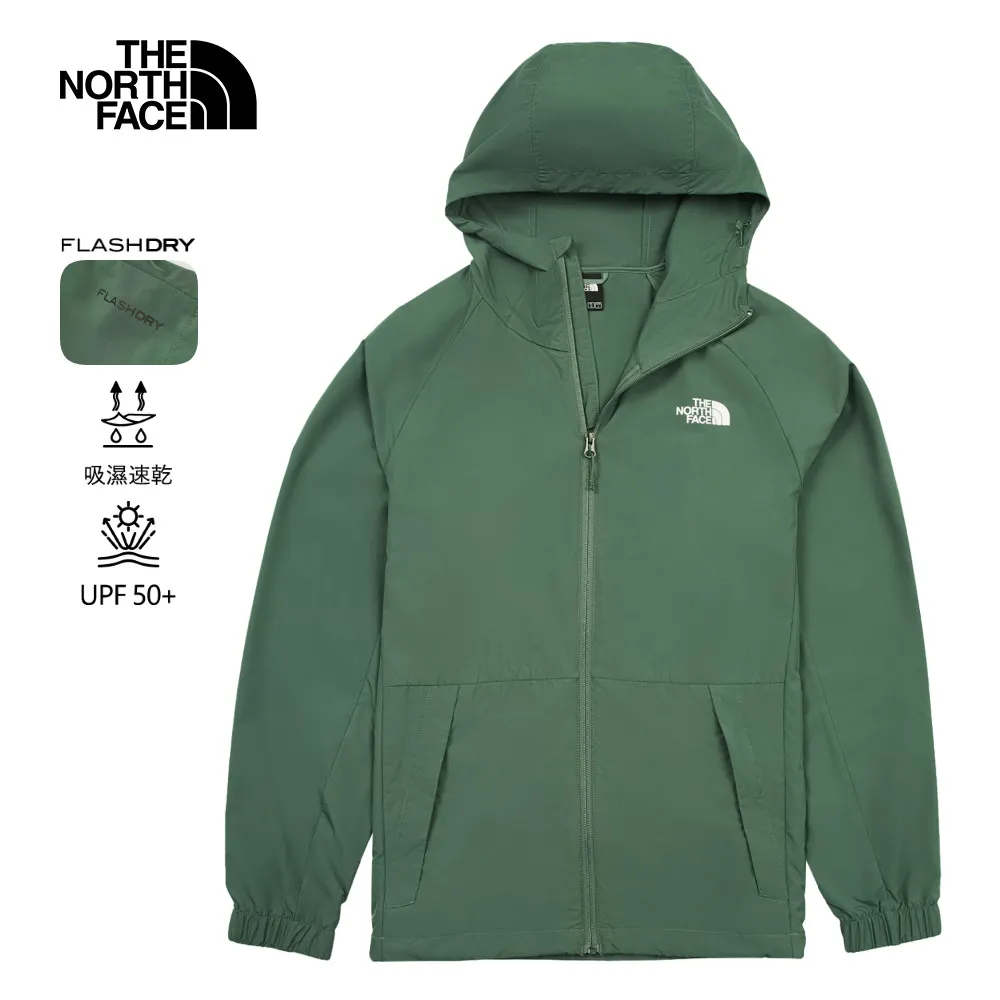 The North Face 男 吸濕排汗連帽大學T 黑色 NF0A497IJK3 歷史價格詳細信息