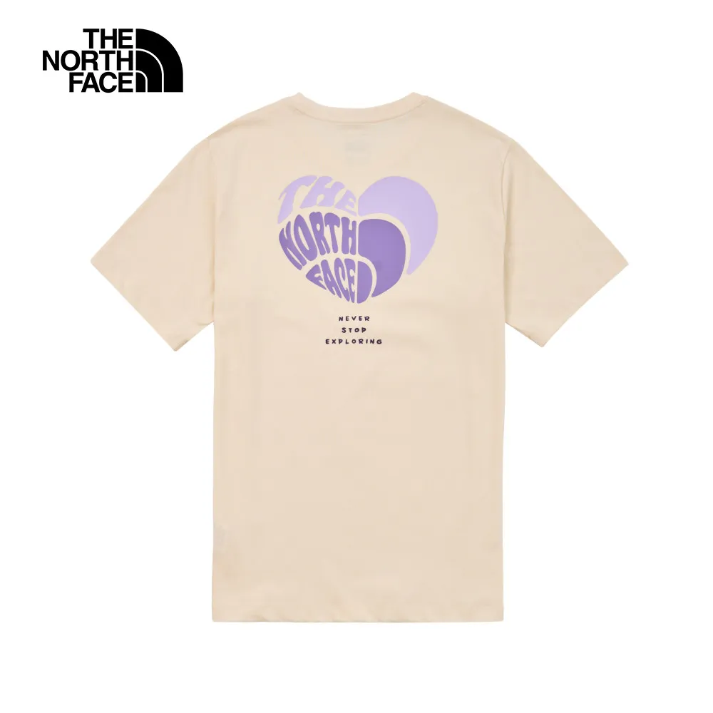 The North Face北面男女款白色純棉LOGO印花休閒短袖T恤｜86PTFN4 歷史價格詳細信息