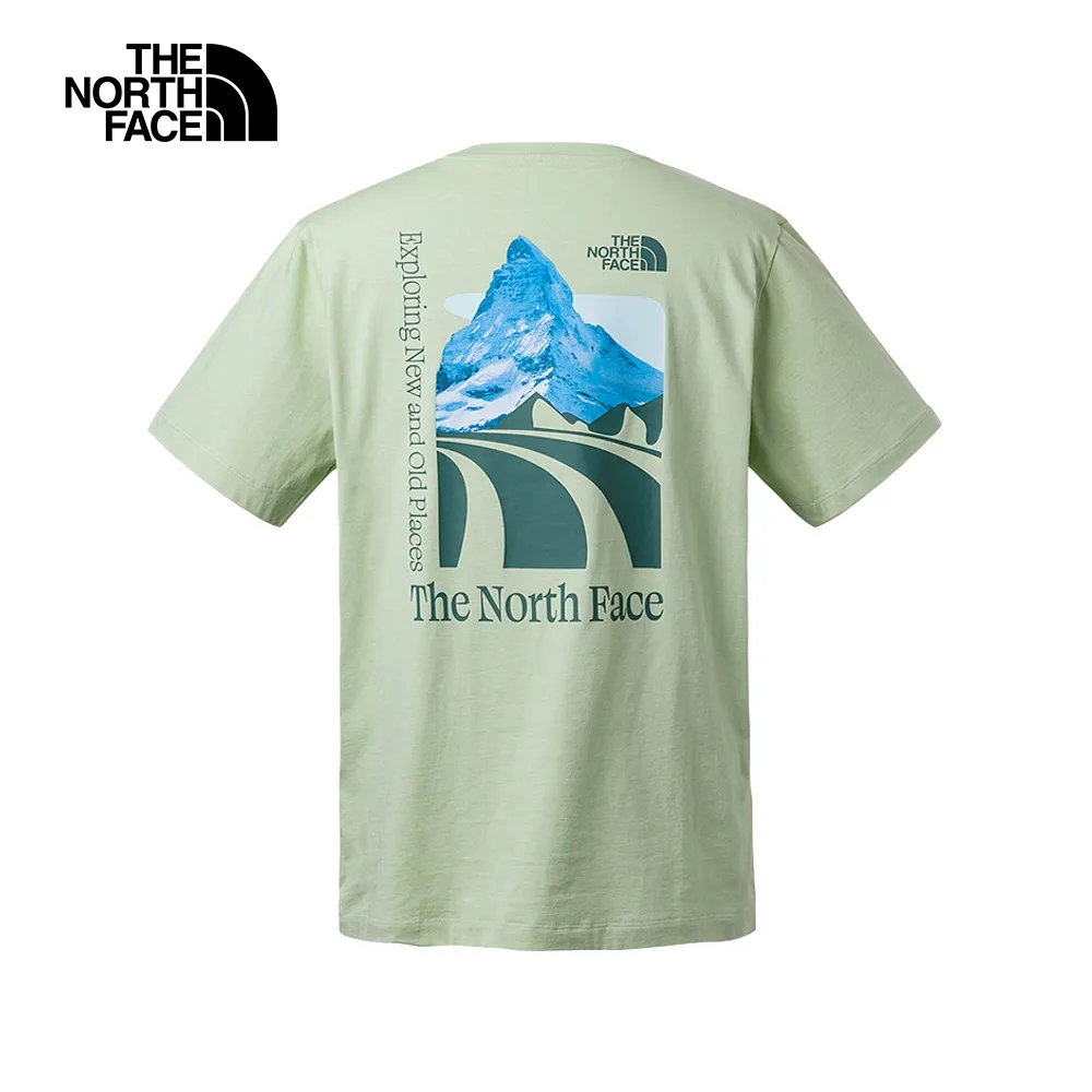 The North Face 男 背部LOGO印花圓領短袖T恤 白 NF0A5AZEFN4 歷史價格詳細信息