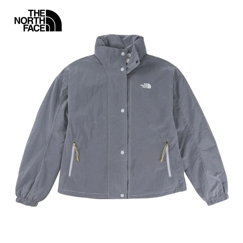 The North Face北面女款灰色防風防潑水可打包連帽外套｜83TWRO5 歷史價格詳細信息