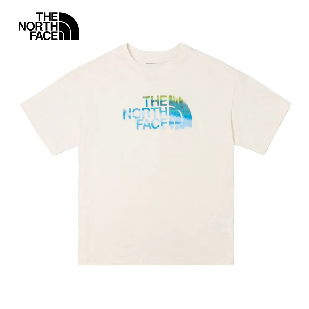 The North Face北面女款米白色純棉三色品牌LOGO短袖T恤｜88G8QLI 歷史價格詳細信息