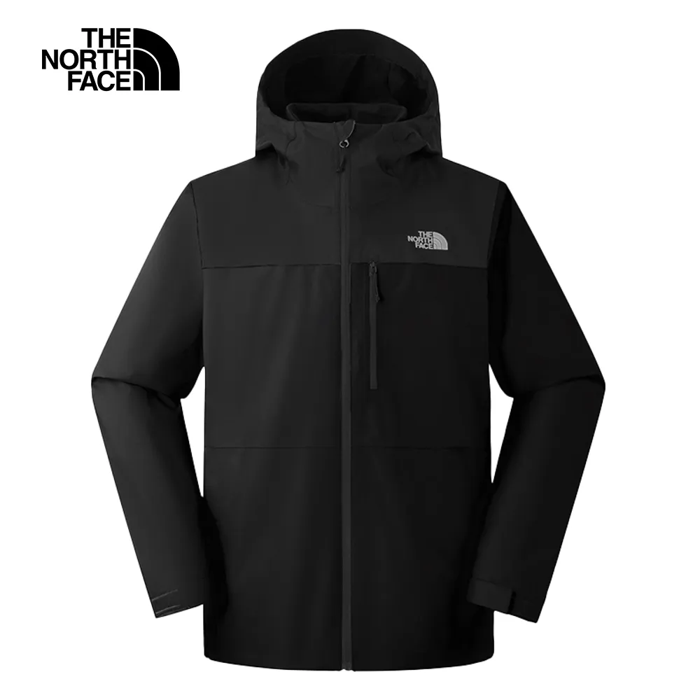 【The North Face】男 防水透氣可調節連帽衝鋒外套-NF0A88FRJK3 歷史價格詳細信息
