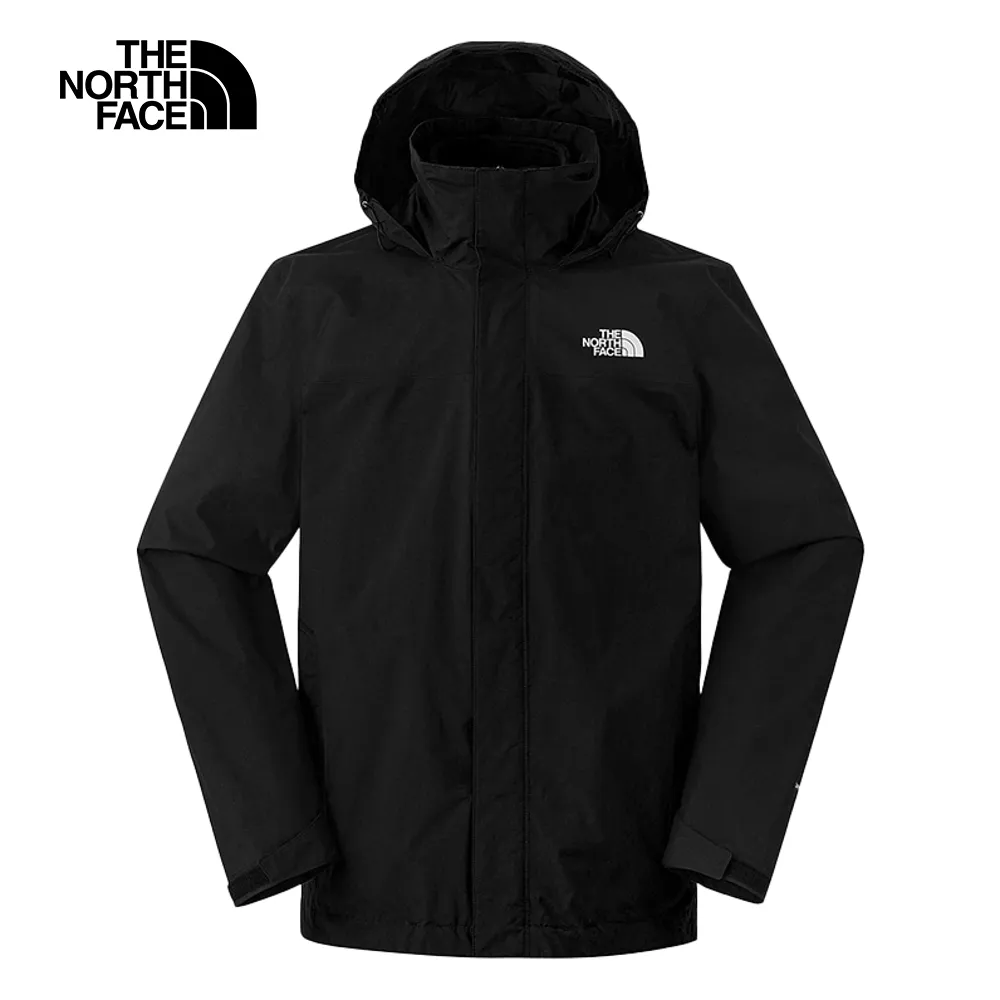 【The North Face】男 防水透氣可調節連帽衝鋒外套-NF0A88FRJK3 歷史價格詳細信息