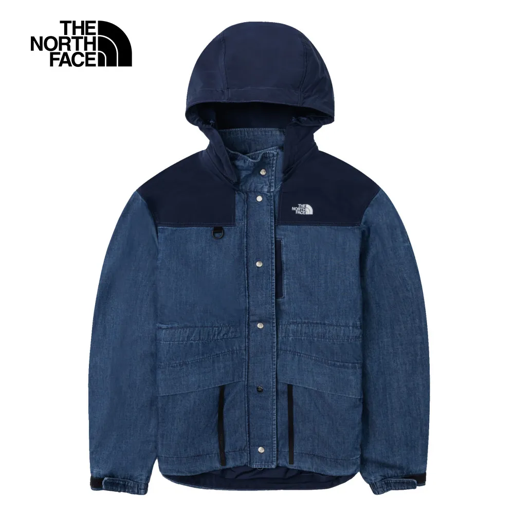 The North Face北面UE女款藍色DWR防潑水可拆卸連帽防風外套｜8CJ18K2 歷史價格詳細信息