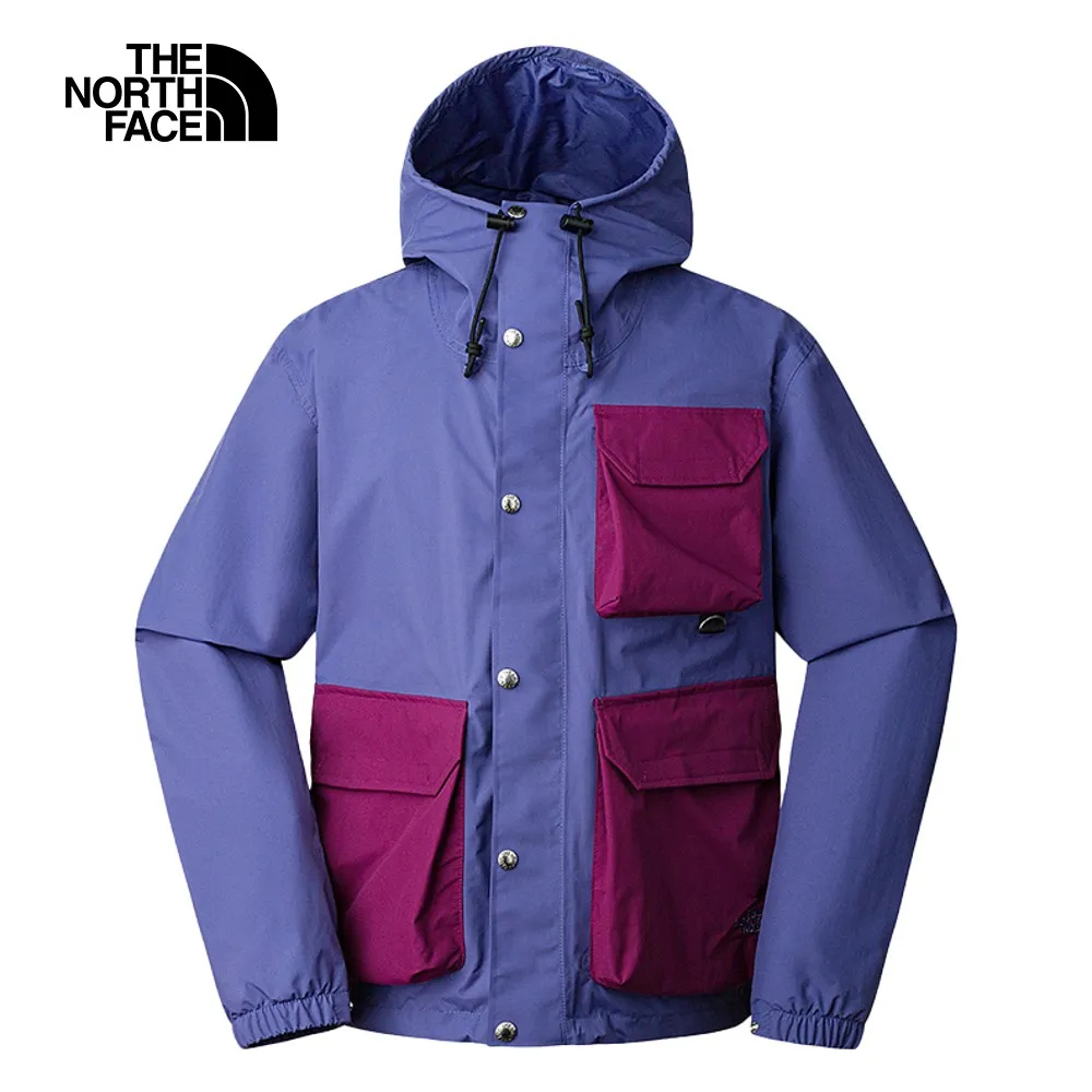 The North Face北面男款紫色防水透氣多口袋連帽衝鋒衣｜7W7FODN 歷史價格詳細信息