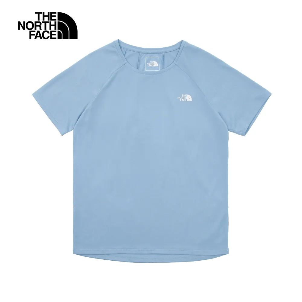 【The North Face】女 吸濕排汗舒適短袖T恤/FlashDry吸濕排汗.圓領設計/8825-JK3 黑 歷史價格詳細信息