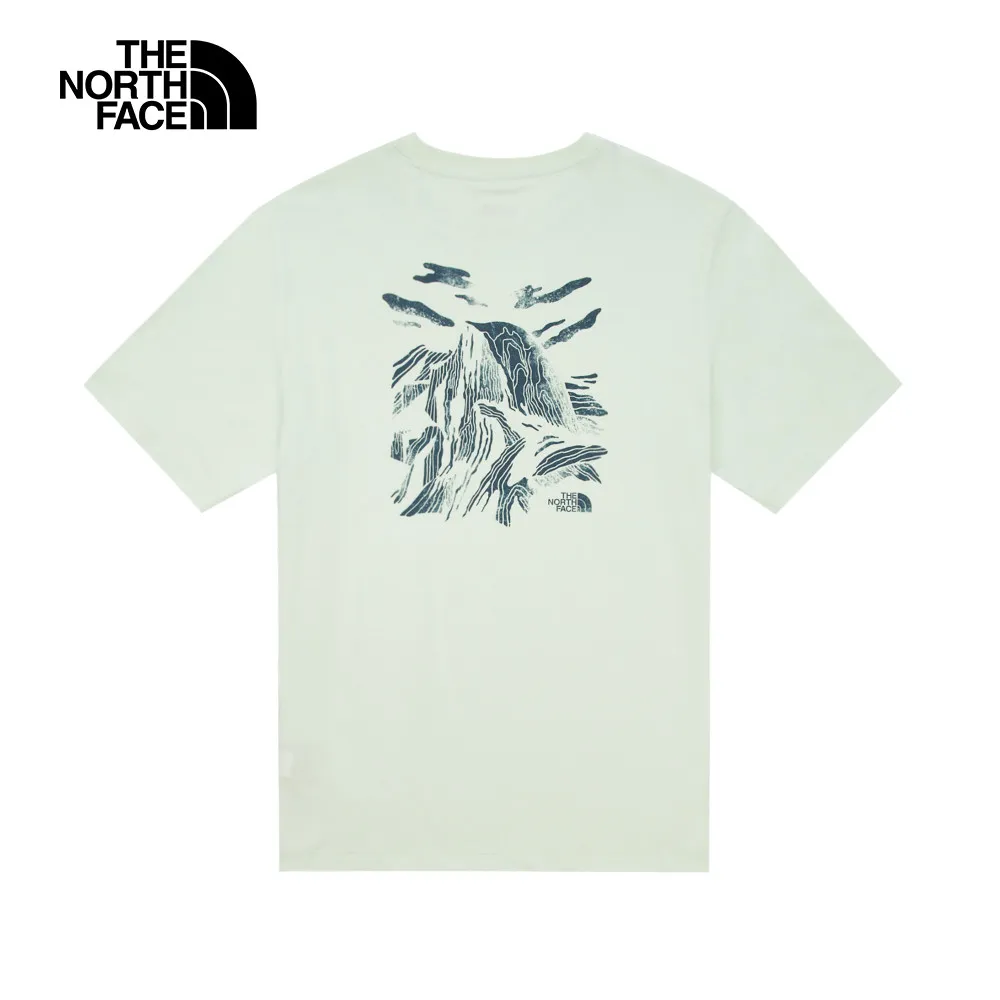 The North Face北面男款綠色純棉大尺寸品牌LOGO印花短袖T恤｜86PRI0G 歷史價格詳細信息