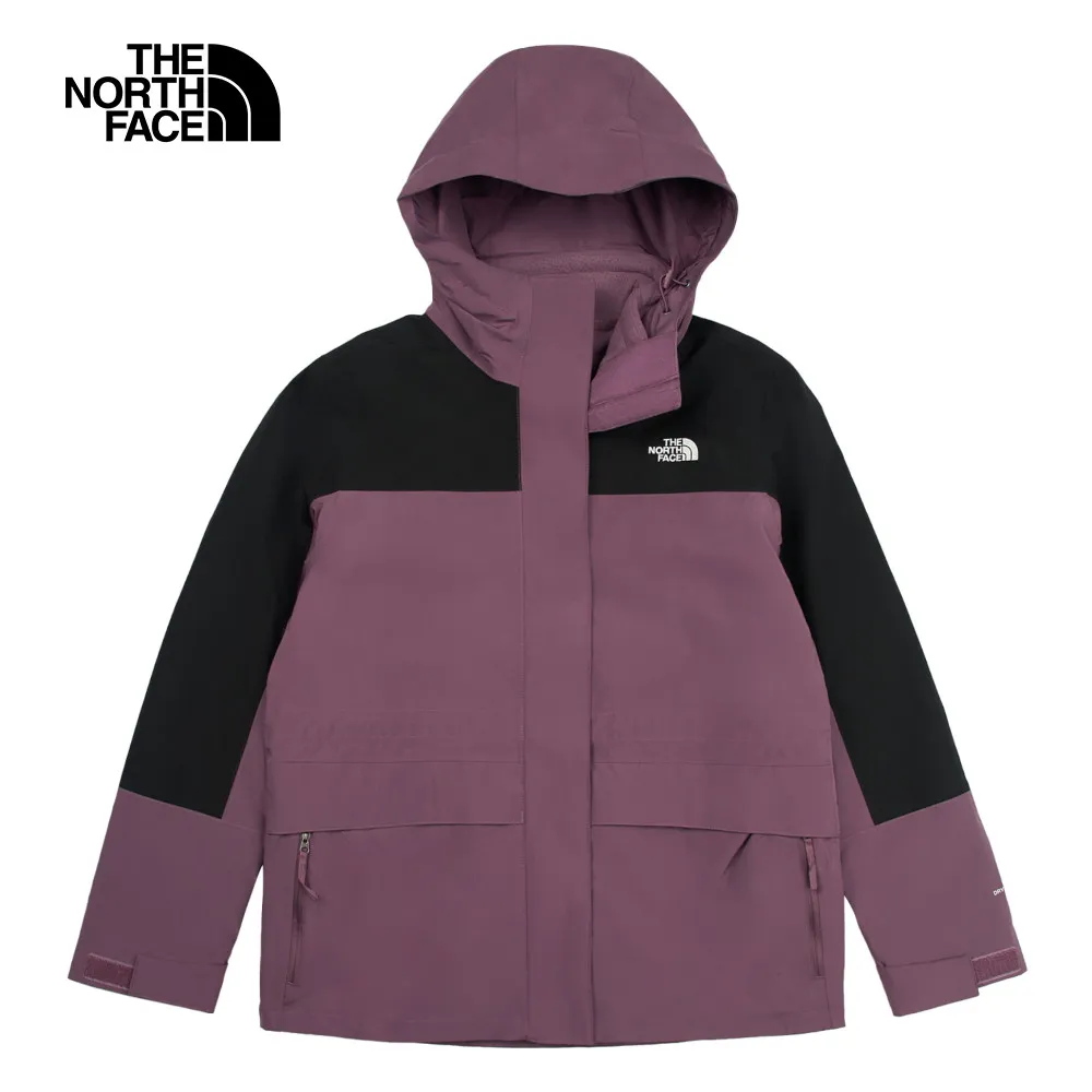 The North Face北面女款紫色防水透氣保暖連帽三合一外套｜81S5LUO 歷史價格詳細信息