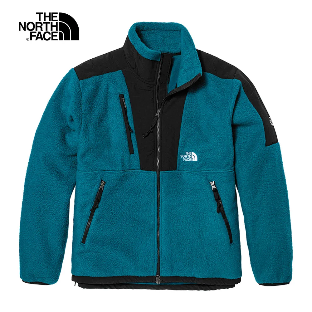 The North Face北面男款藍色保暖可調節雙面穿立領抓絨外套｜89YY1NO 歷史價格詳細信息