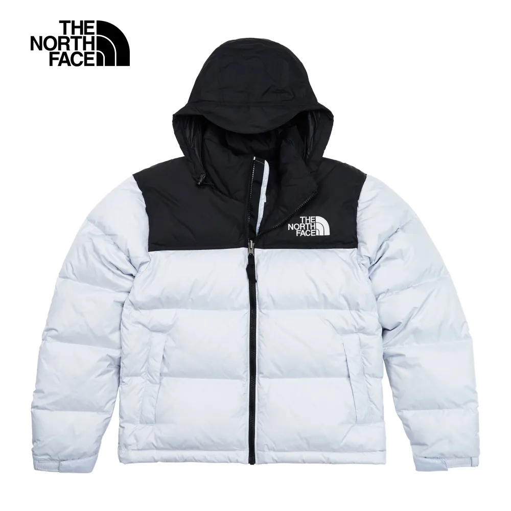 【The North Face】女 拼接防潑水舒適保暖可收納連帽羽絨外套/禦寒雪衣/3XEO-LE4 黑 歷史價格詳細信息