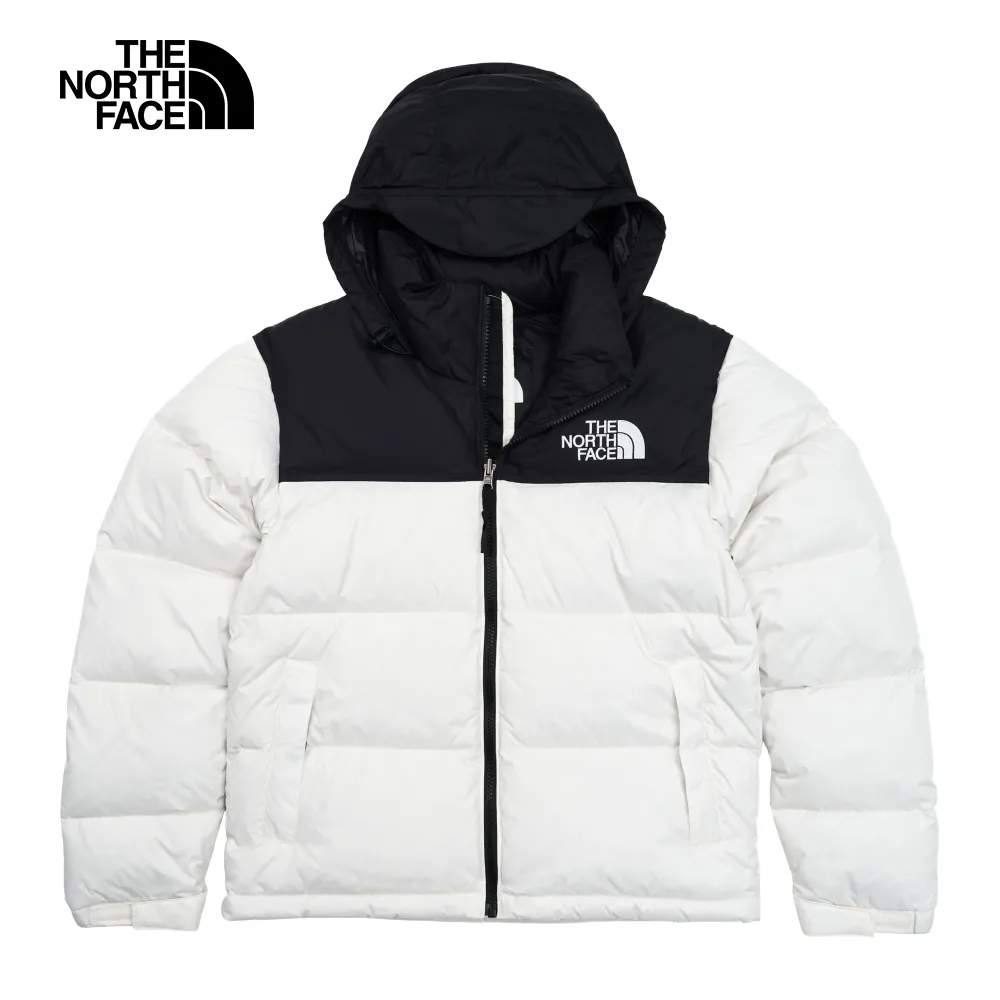 【The North Face】女 拼接防潑水舒適保暖可收納連帽羽絨外套/禦寒雪衣/3XEO-LE4 黑 歷史價格詳細信息