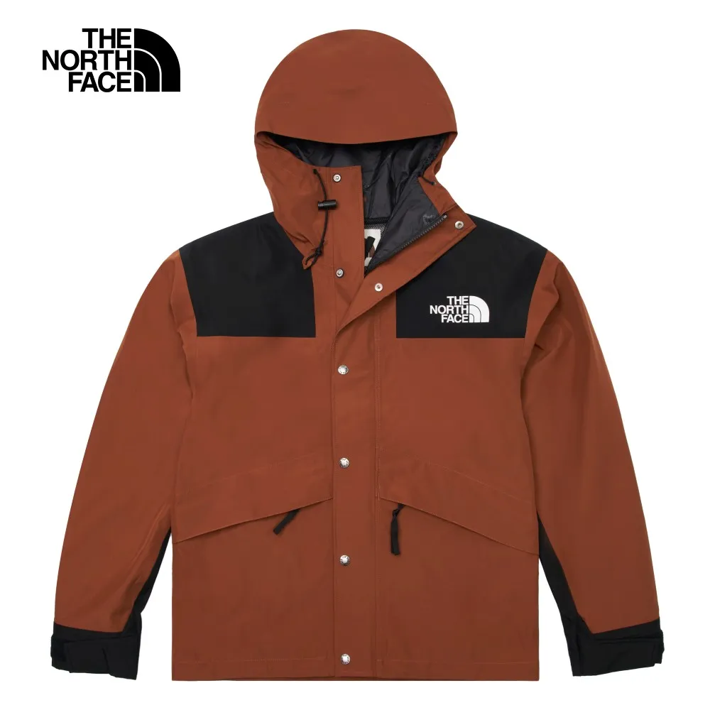 【The North Face】男 經典ICON 防水透氣舒適連帽衝鋒外套-NF0A8AKJROU 歷史價格詳細信息