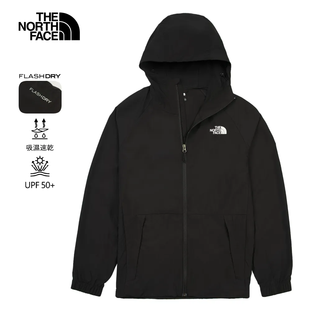 The North Face 男 吸濕排汗連帽大學T 黑色 NF0A497IJK3 歷史價格詳細信息