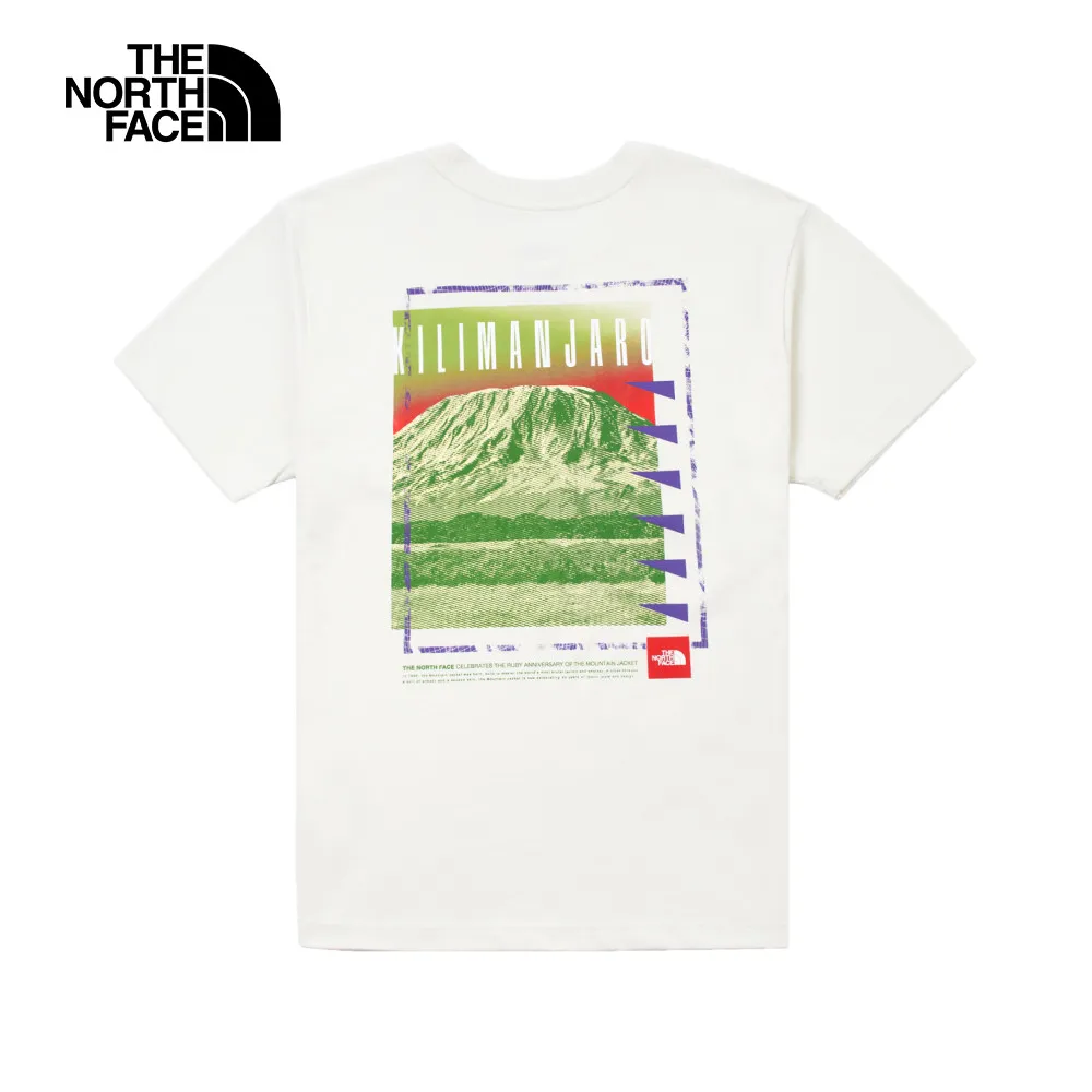 The North Face北面男款白色純棉大尺寸印花寬鬆長袖上衣｜86QHFN4 歷史價格詳細信息