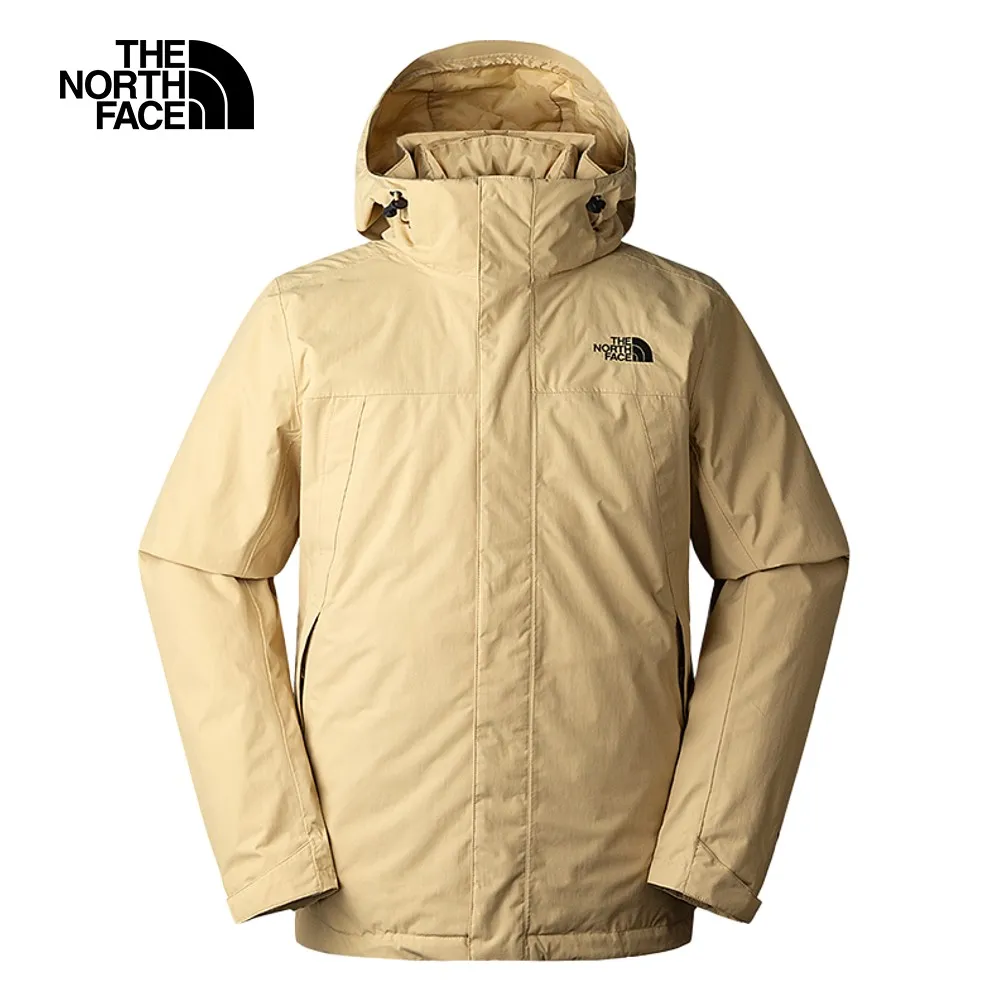 The North Face北面男款卡其色防水透氣可調節收納連帽衝鋒衣｜88FRQV2 歷史價格詳細信息