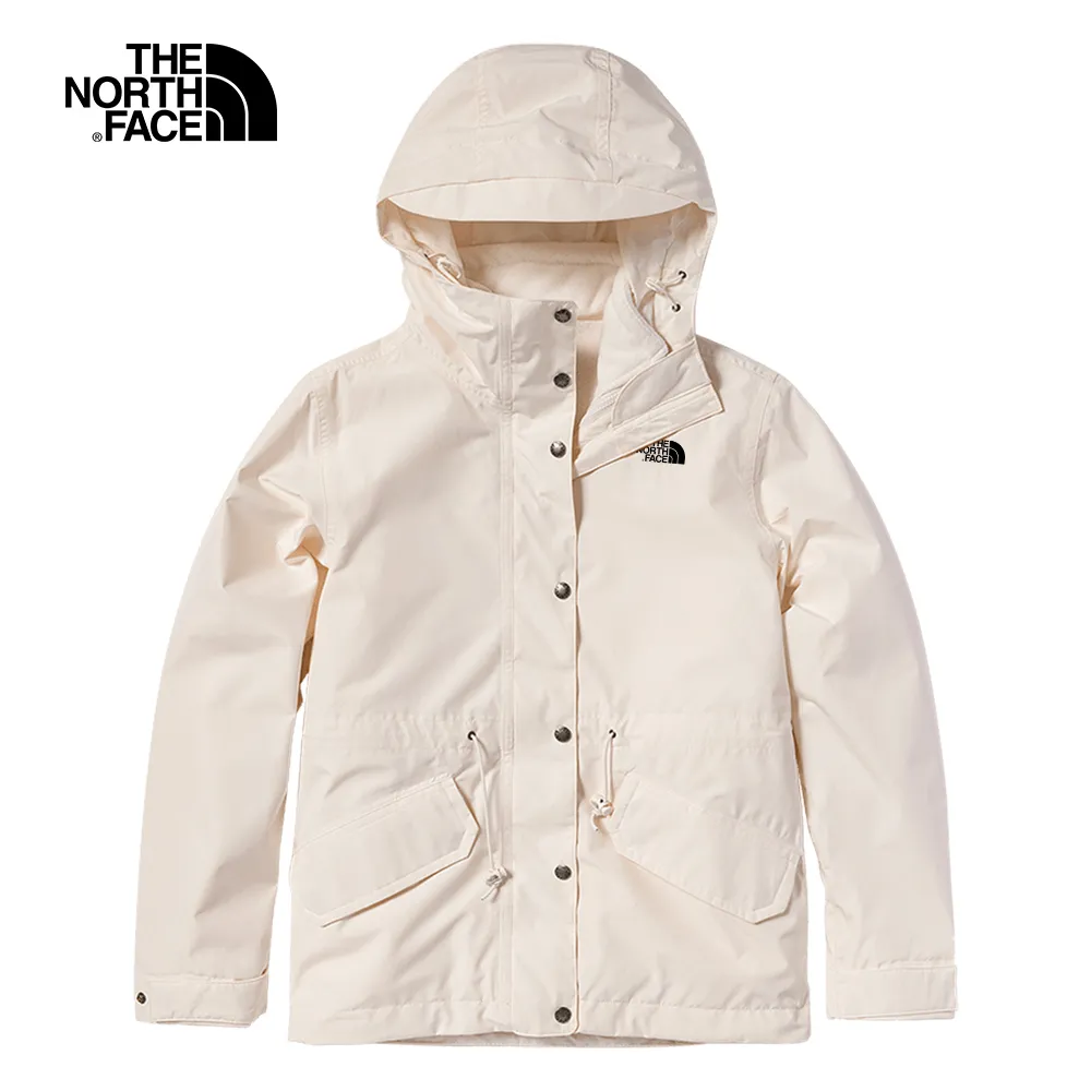 【The North Face】北面女款米白色防水透氣VECTIV中底抓地徒步鞋｜5G3A9Z3 歷史價格詳細信息
