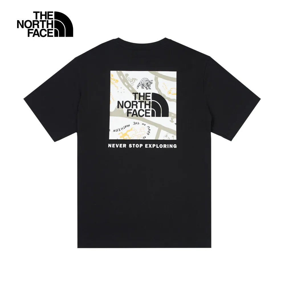 The North Face北面男款黑色胸前大尺寸潑墨印花長袖大學T｜86Q0JK3 歷史價格詳細信息