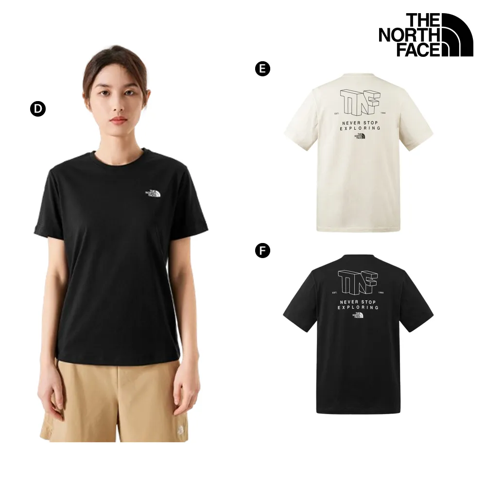 THE NORTH FACE北面短袖2024早春探險者巴士圖案印花T男女情侶款全棉短袖t恤半袖衫短袖打底衫 歷史價格詳細信息