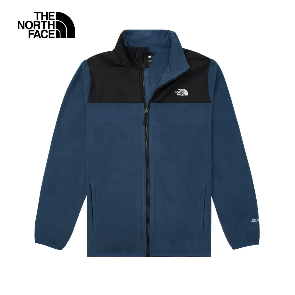The North Face北面男款黑藍拼接舒適透氣涼感防曬休閒連帽外套｜87VYMPF 歷史價格詳細信息