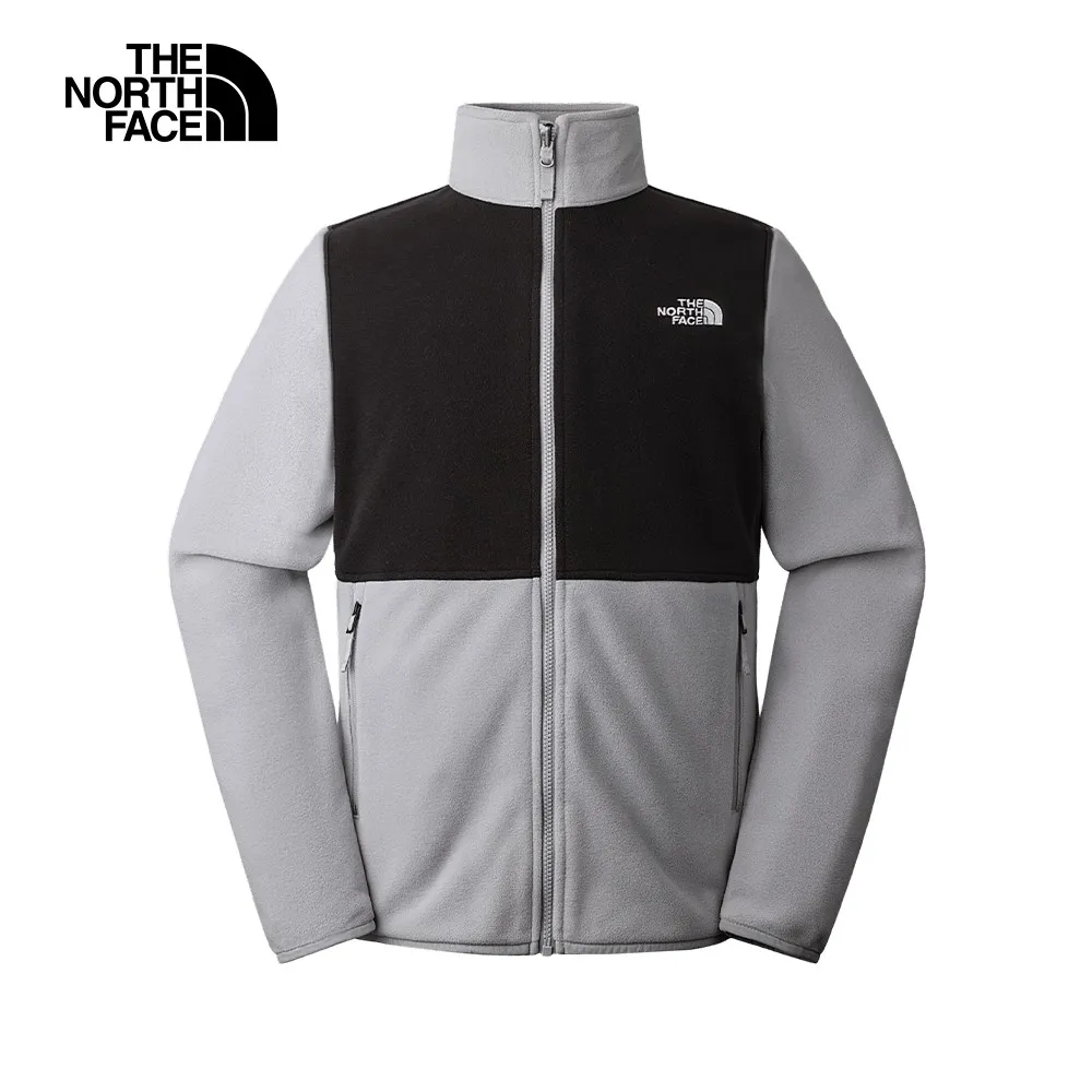 【The North Face】男 拼接舒適保暖立領抓絨外套/夾克.舒適立領/聚熱抓絨面料/83O9-KTI 硫黃色 歷史價格詳細信息