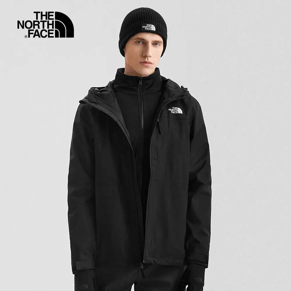 【The North Face】男 防水透氣保暖連帽三合一外套/DryVent防水透氣/7QSZ-OBH 藍色 歷史價格詳細信息