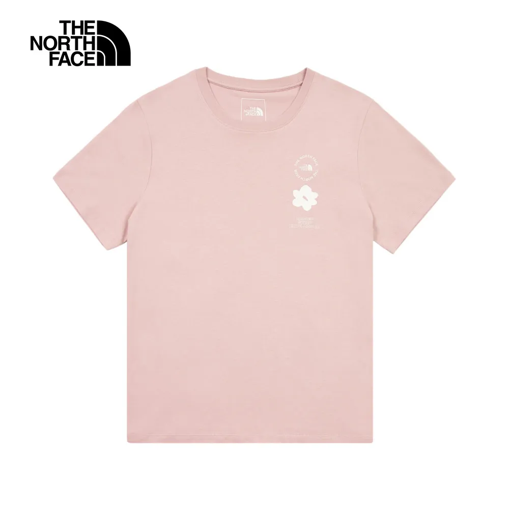 The North Face北面男款粉色趣味LOGO印花短袖T恤｜88BPLK6 歷史價格詳細信息