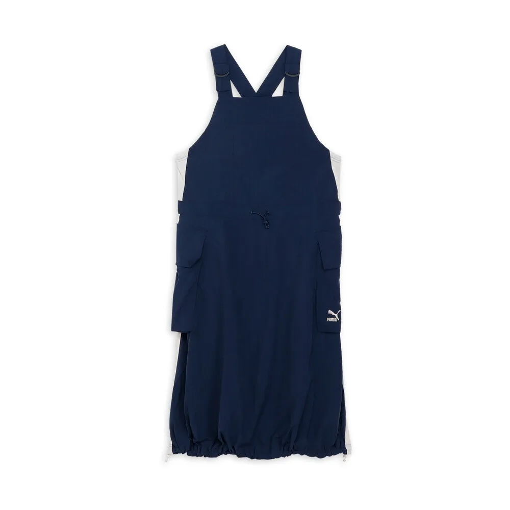 【PUMA】流行系列T7吊帶連身裙(F) 長裙 女 深藍色-62812914 價格比較,價格查詢,歷史價格詳細信息