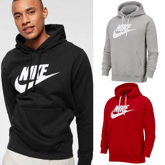 NIKE M NSW CLUB HOODIE 勾勾 帽TEE 黑色 BV2974010 歷史價格詳細信息