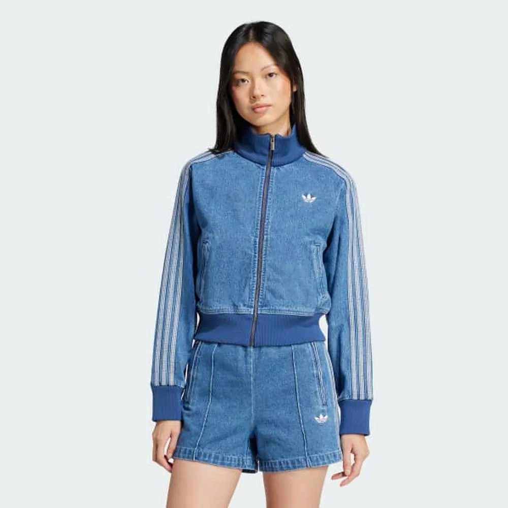 【ADIDAS】DENIM TT 休閒外套 女款 立領 牛仔外套 藍色-JD2570 歷史價格詳細信息