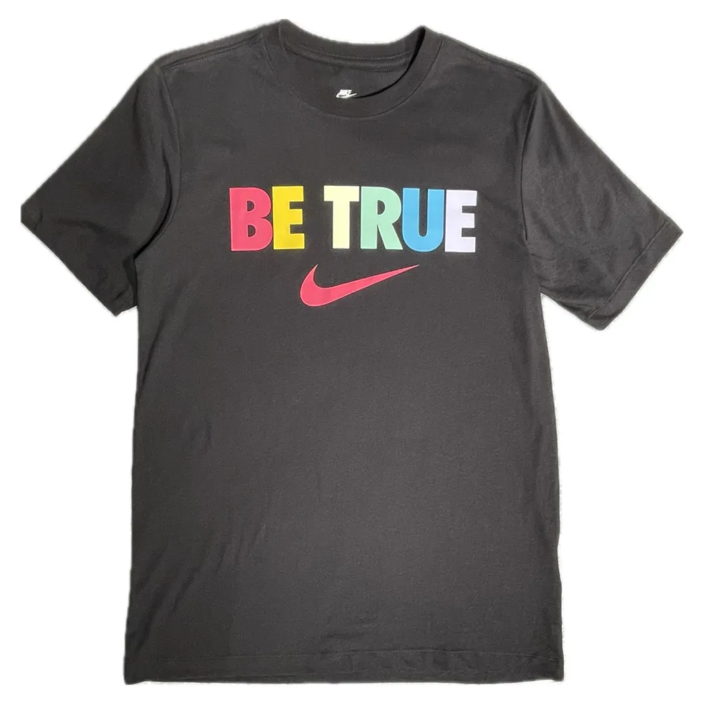 Nike 短袖 BETURE Tee 男款 灰 紮染 彩虹 包容 平等 團結 純棉 寬鬆 短T DV3788-010 歷史價格詳細信息