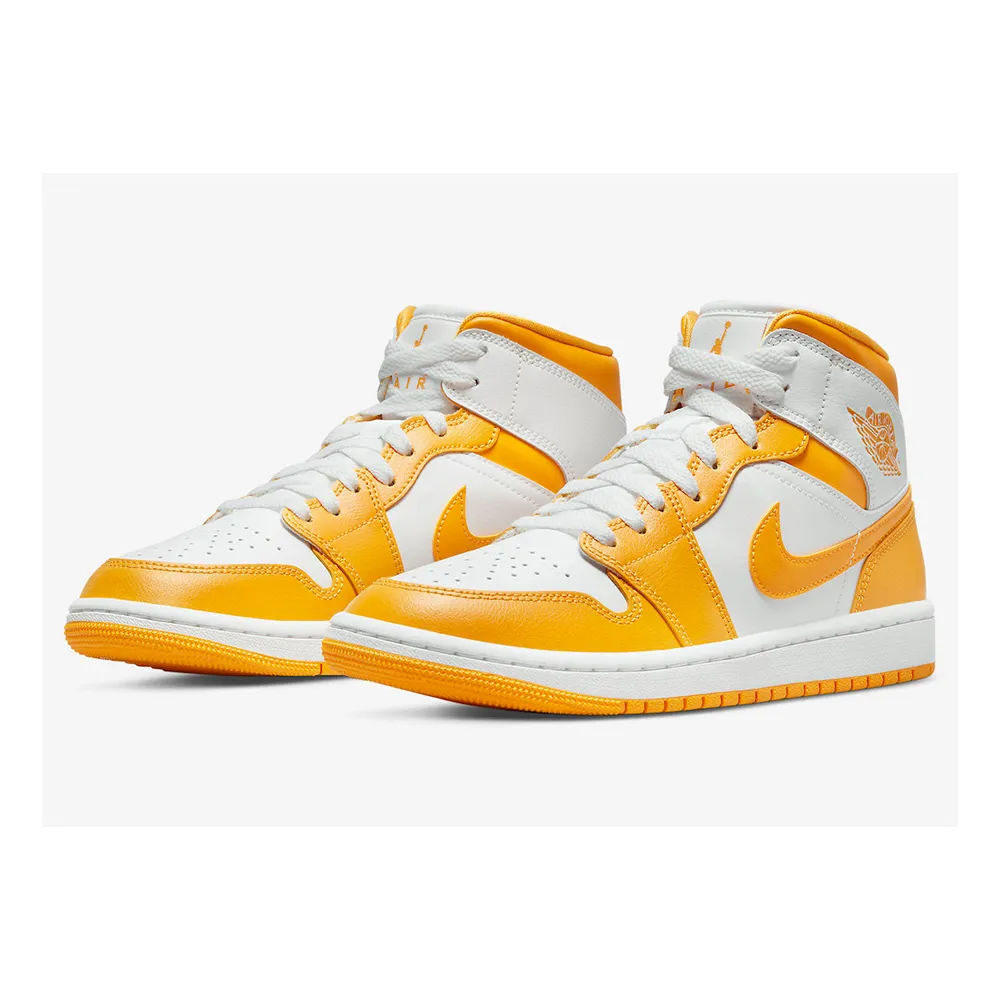 Nike WMNS Air Jordan 1 Mid 女 白彩 經典 喬丹 拼接 休閒鞋 DJ6908-100 歷史價格詳細信息