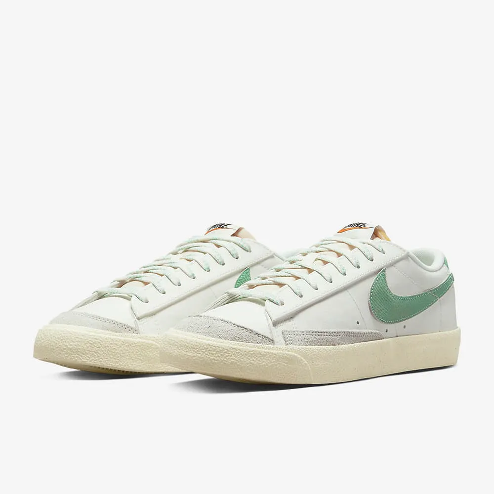 Nike Blazer Low 77 PRM 米白 灰 低筒 男鞋 雙勾 休閒鞋 零碼福利品【ACS】 歷史價格詳細信息