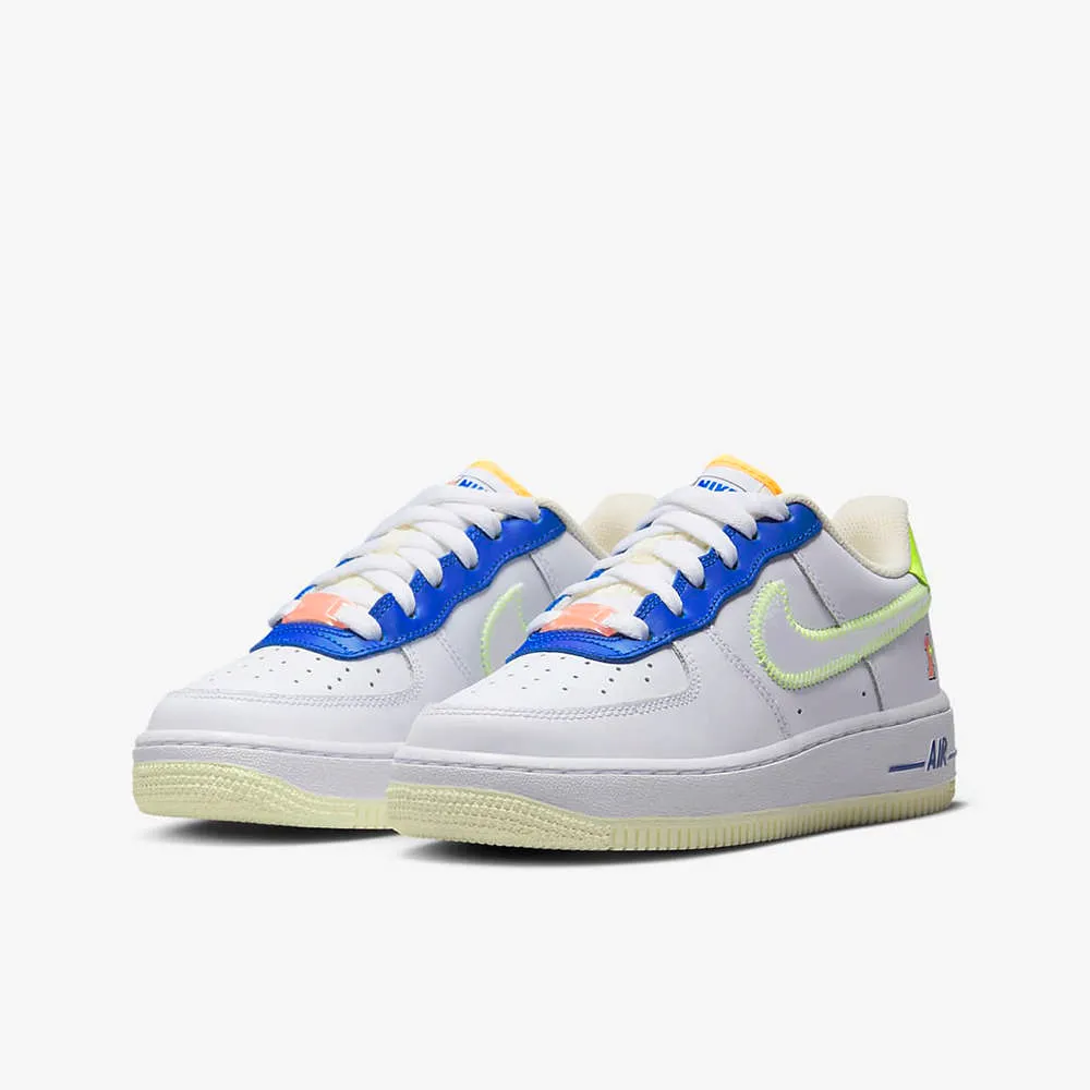Nike Air Force 1 Lv8 GS [FB1393-111] 大童 休閒鞋 運動 經典 AF1 穿搭 白螢黃 歷史價格詳細信息