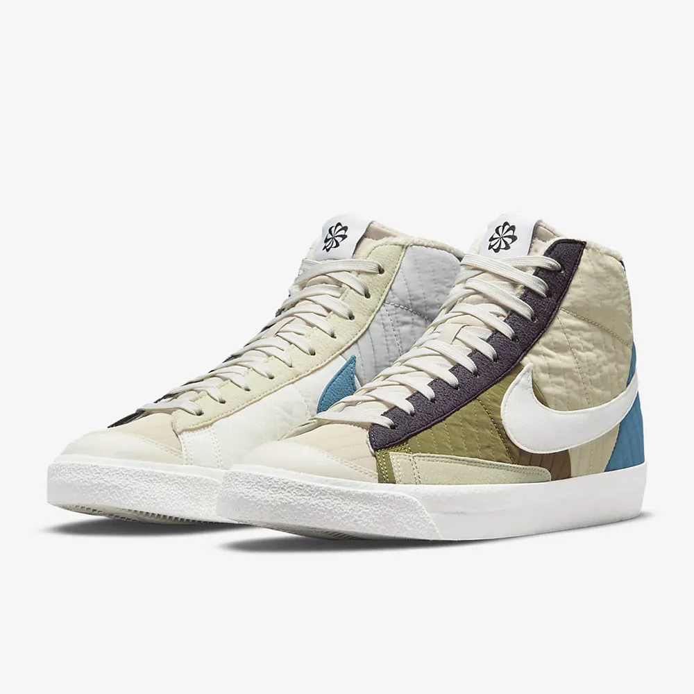 Nike Blazer MID 77 LX 男鞋 深藍色 高筒 鴛鴦 積木 拼接 休閒鞋 DQ5080-001 歷史價格詳細信息