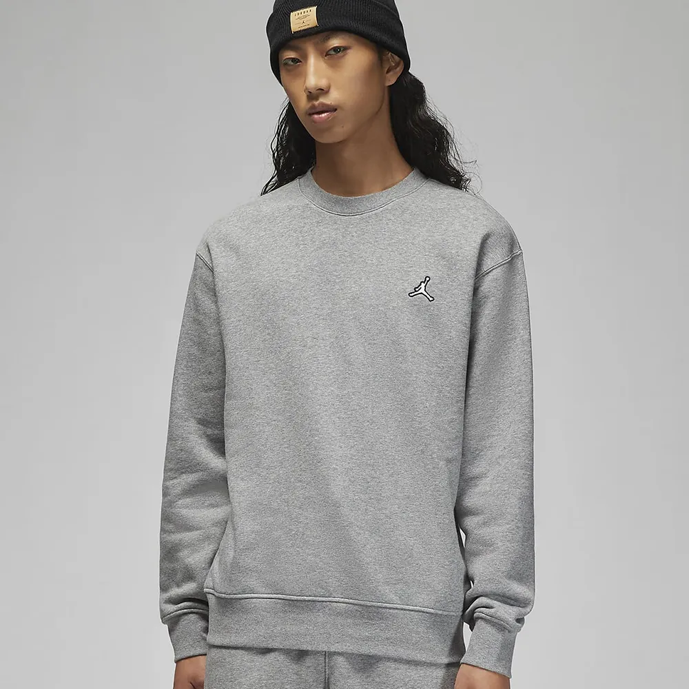 【NIKE】AS M J FLC CREW JT 男款 長袖上衣 大學T 喬丹 藍灰色-HF7846028 歷史價格詳細信息