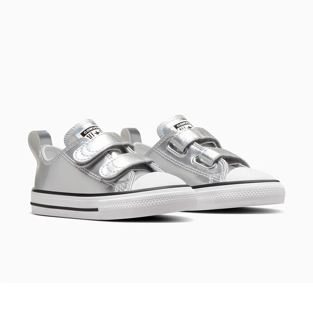 【CONVERSE】CTAS 2V OX 低筒 休閒鞋 童鞋 小童 嬰幼 魔鬼氈 閃電 黑色-A08376C 歷史價格詳細信息