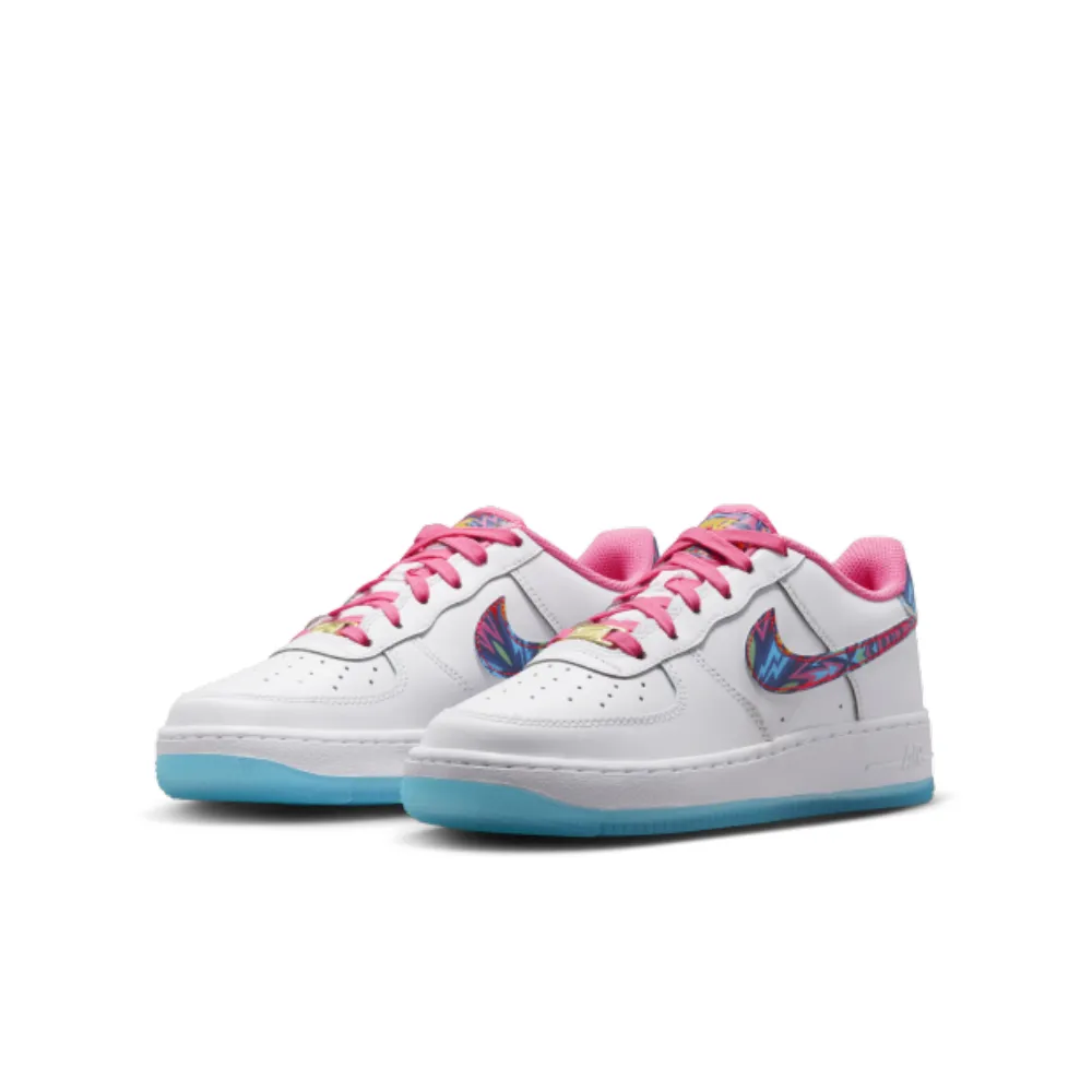 Nike 休閒鞋 Air Force 1 GS 白 粉紅 櫻花粉 女鞋 大童鞋 AF1 【ACS】 CT3839-107 歷史價格詳細信息