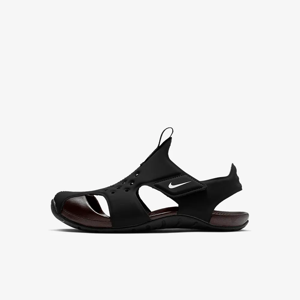 Nike Sunray Protect 2 PS [943826-603] 小童 涼鞋 運動 休閒 輕便 魔鬼氈 紅黑 歷史價格詳細信息