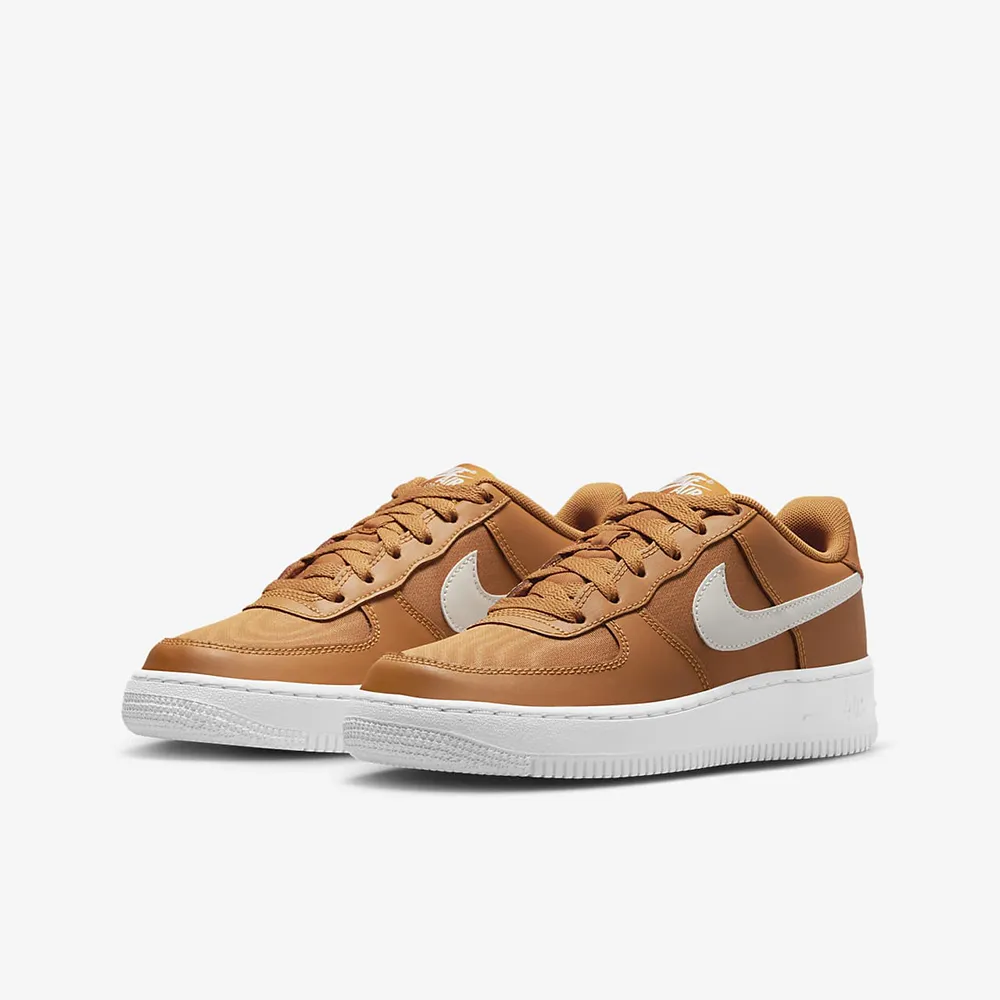 【NIKE】AIR FORCE 1 LV8 GS 童鞋 大童 女鞋 休閒鞋 白咖-FV3702121 歷史價格詳細信息