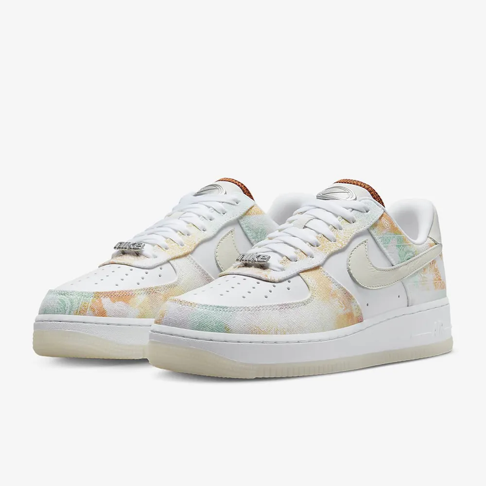 【NIKE】WMNS AIR FORCE 1 07 LX 休閒鞋 女鞋 白藍-DR0148100 歷史價格詳細信息