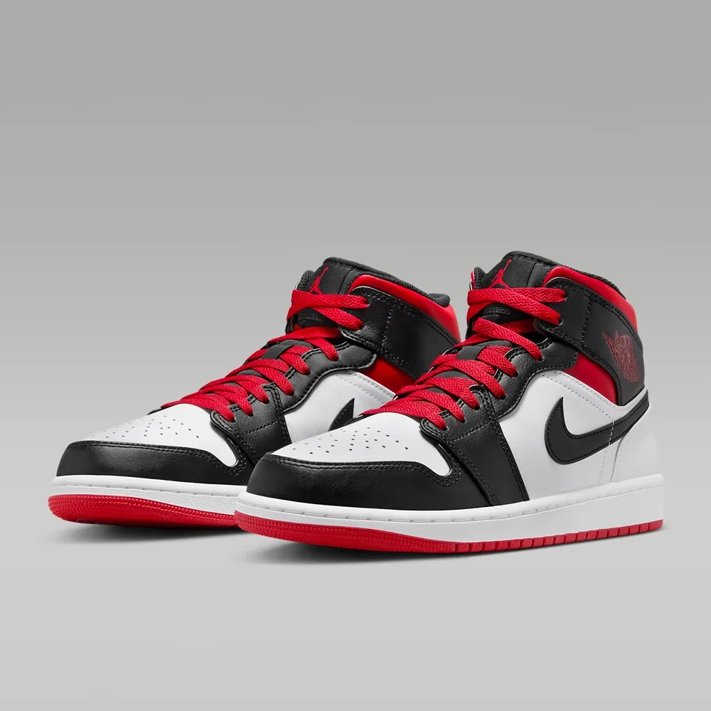 【NIKE】AIR JORDAN 1 MID 男鞋 籃球鞋 白灰色-DQ8426104 歷史價格詳細信息