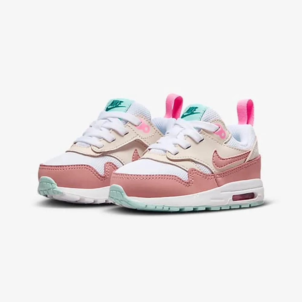 Nike 童鞋 Air Max 1 EZ TD 灰 白 紅 氣墊 小童鞋 幼童 運動鞋 【ACS】 DZ3309-003 歷史價格詳細信息