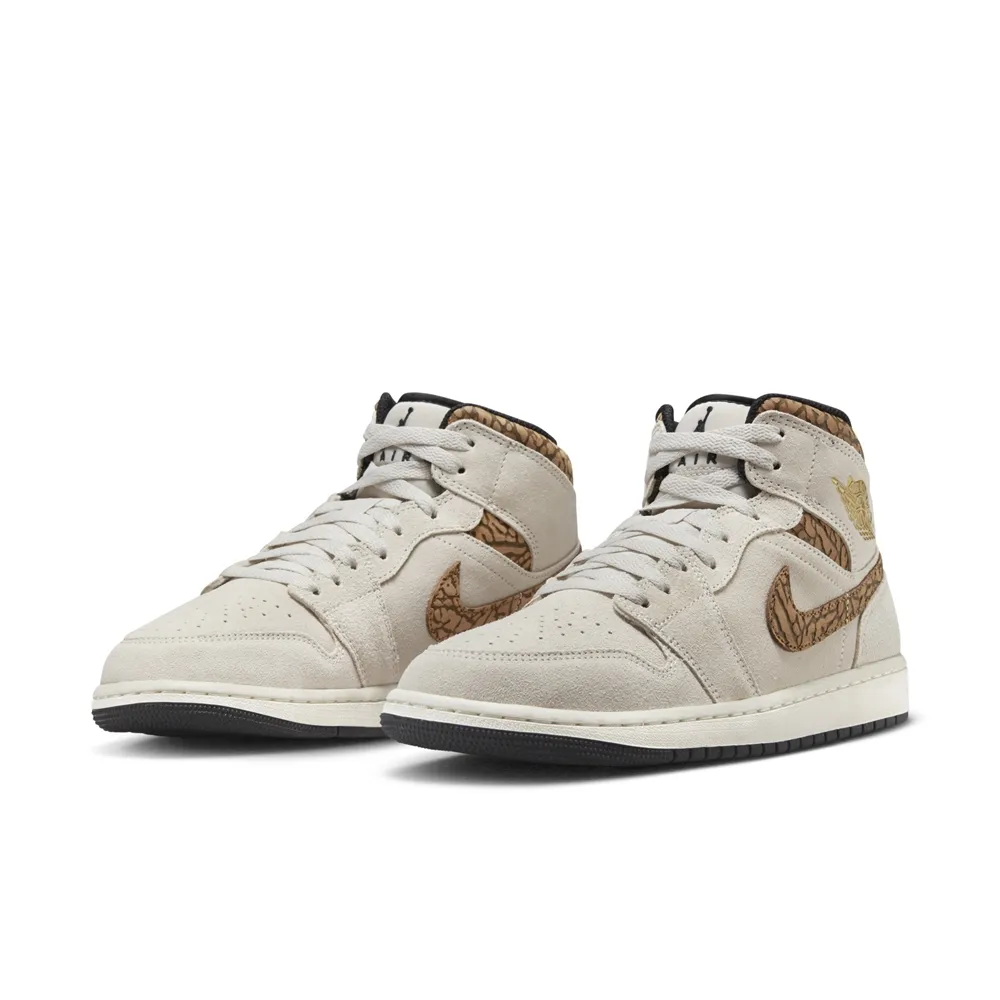 【NIKE】AIR JORDAN 1 MID 男鞋 籃球鞋 白灰色-DQ8426104 歷史價格詳細信息