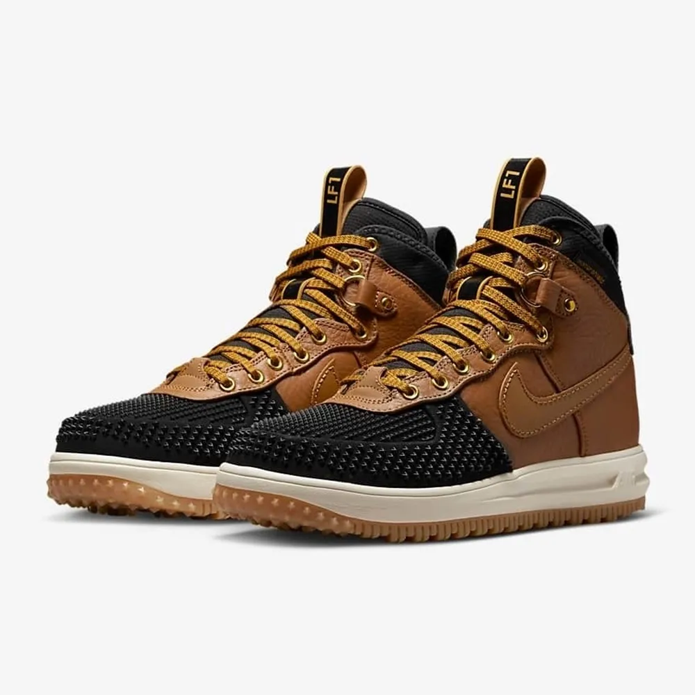 【NIKE】LUNAR FORCE 1 DUCKBOOT 男鞋 休閒鞋 黑色 防潑水 保暖靴 AF1-DZ5320001 歷史價格詳細信息
