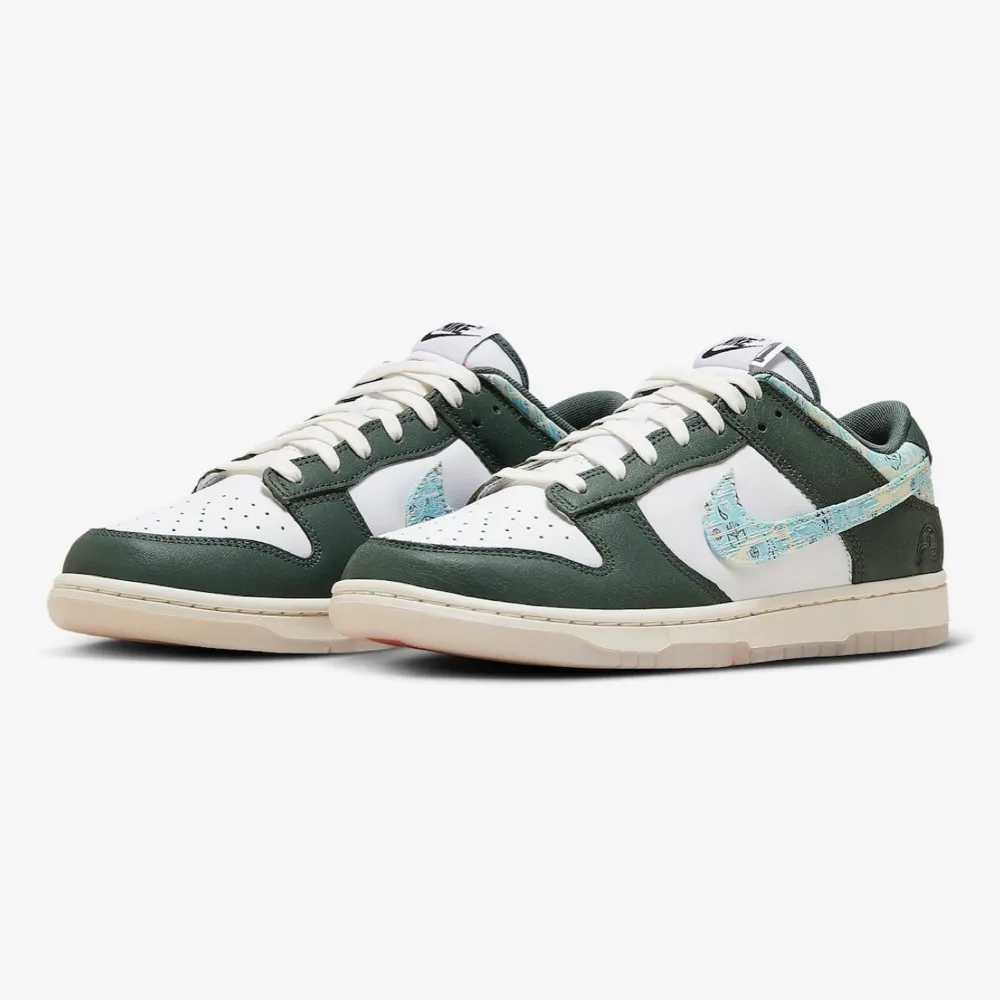 【NIKE】NIKE DUNK LOW RETRO 男鞋 休閒鞋 炫光銀 亮彩-FN8882001 歷史價格詳細信息
