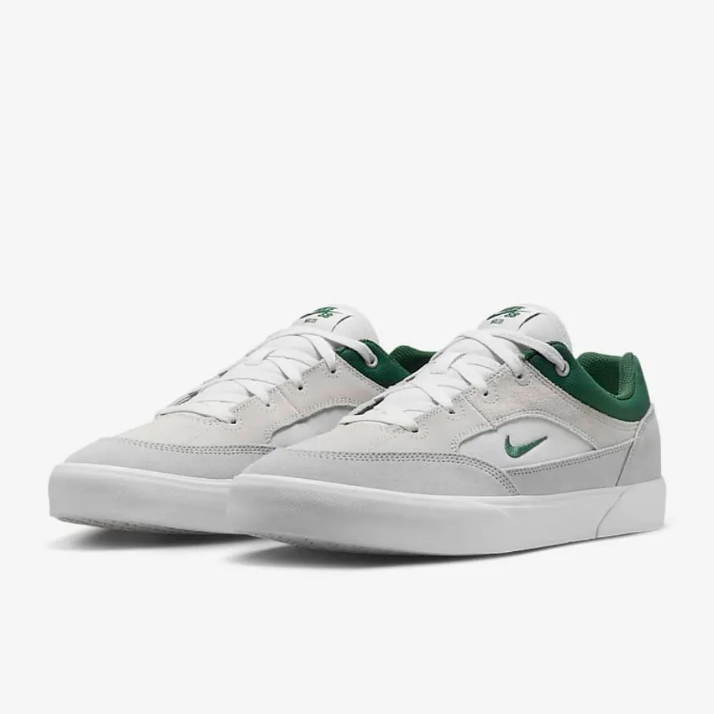 【NIKE】NIKE SB MALOR 男鞋 滑板鞋 白灰綠-FV6064002 歷史價格詳細信息