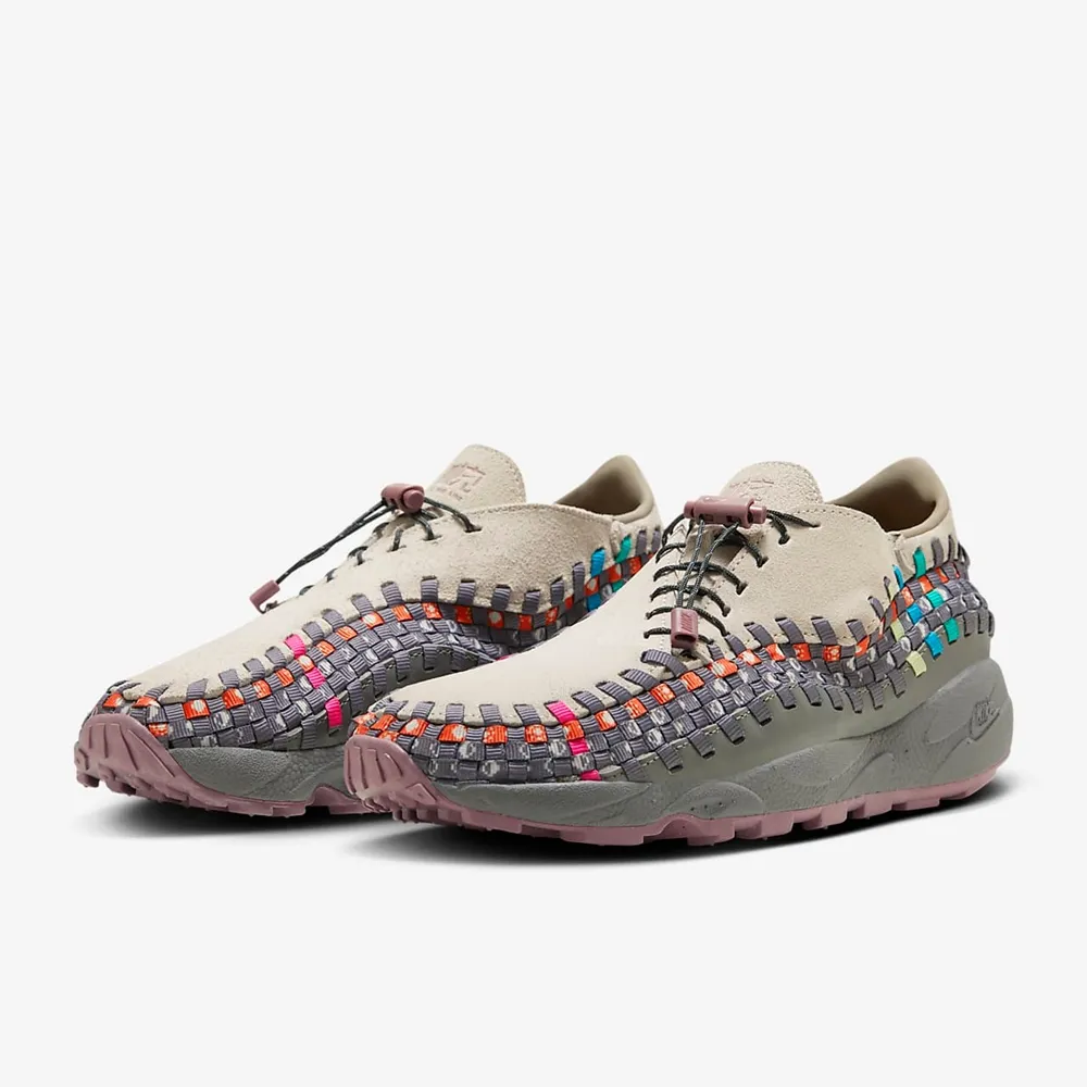 【NIKE】NIKE AIR FOOTSCAPE WOVEN 女鞋 休閒鞋 彩色編織 米白-FV3615191 歷史價格詳細信息