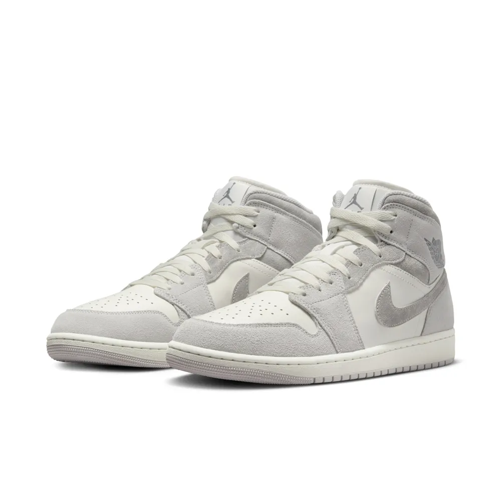 【NIKE】AIR JORDAN 1 MID 男鞋 籃球鞋 白灰色-DQ8426104 歷史價格詳細信息